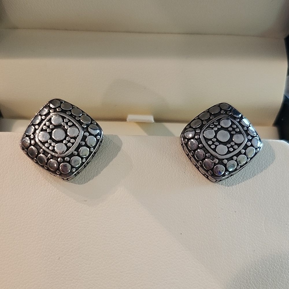 Elegant Silver Stud Earrings